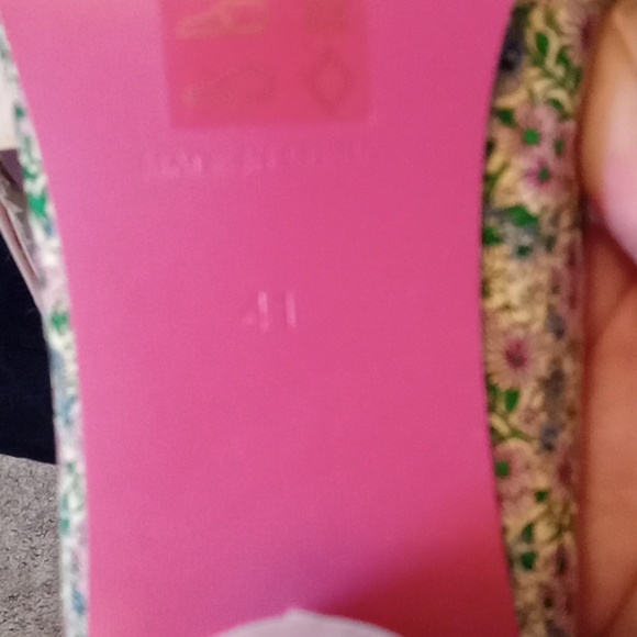 Irregular Choice Blue Pink Floral Rounded Heel Size 41EU - Picture 8 of 8